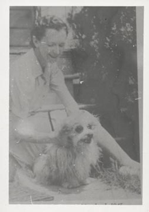 Rachel Carson with her Dog Rags (Maryland)
