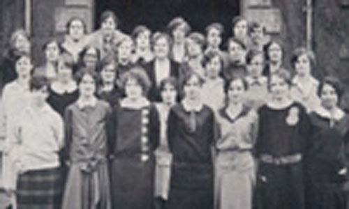 Rachel Carson in PCW/Chahtam Omega Club Yearbook Photo from the Pennsylvanian  (Pennsylvania)