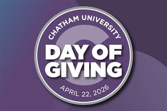 Decorative image: Chatham University Day of Giving, April 22, 2026