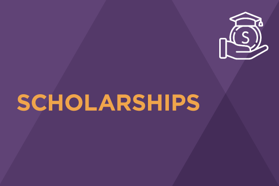 Decorative image reading Scholarships