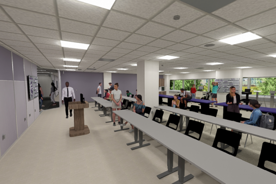 Illustration of Chatham Eastside Expansion, Human Performance Lab