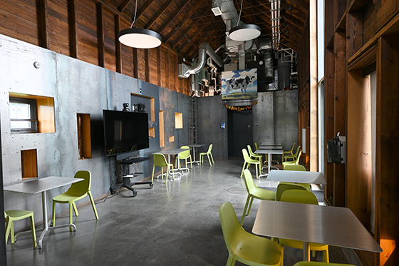 Photo of the interior of Cafe Anne at Chatham's Eden Hall Campus