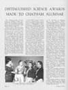 Distinguished Science Awards Made to Chatham Alumnae, Chatham Alumnae Recorder (Pennsylvania)