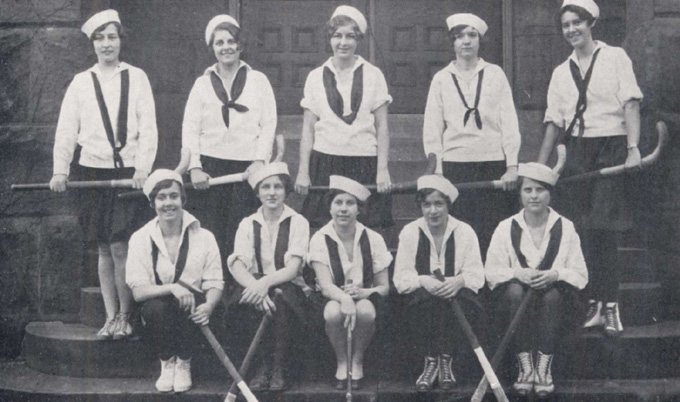 Rachel Carson and the honorary Hockey Team