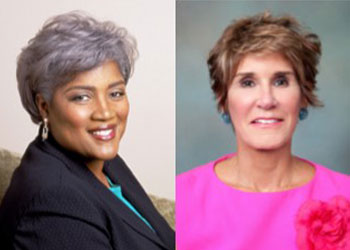 Donna Brazile and Mary Matalin